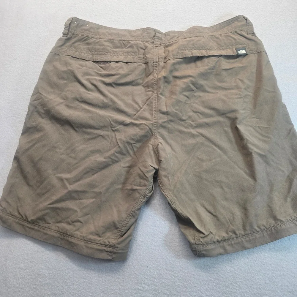 The North Face Mens Brown Nylon Hiking Cargo Shorts Sz 40 Utility Trail‎ Outdoor